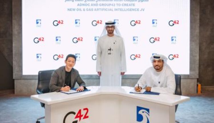 ADNOC Forms Joint Venture With Abu Dhabi’s Group 42 To Develop And Commercialize AI Products For The Oil And Gas Industry