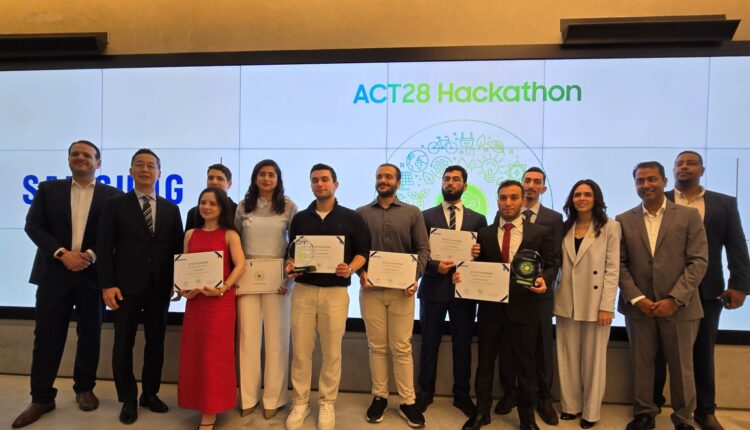 Samsung And UNDP Award Winners Of ‘ACT28 AI For Climate’ Hackathon At The UAE’s AI Retreat 2024