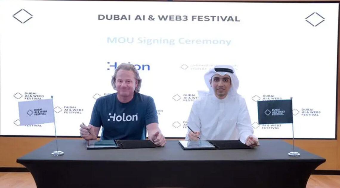 Holon Forges Ground-Breaking Partnership To Power A Sustainable Data Future At The Dubai AI & Web3 Festival