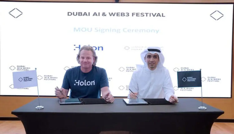 Holon Forges Ground-Breaking Partnership To Power A Sustainable Data Future At The Dubai AI & Web3 Festival