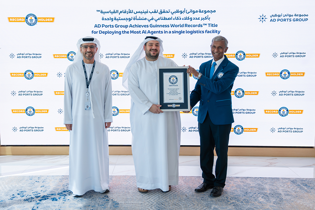 AD Ports Group Achieves Guinness World Records™ Title For Deploying The Most AI Agents In A Single Logistics Facility