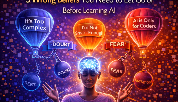3 Wrong Beliefs You Need To Let Go Of Before Learning AI