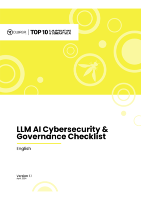 LLM AI Cybersecurity & Governance Checklist 1.1 – OWASP