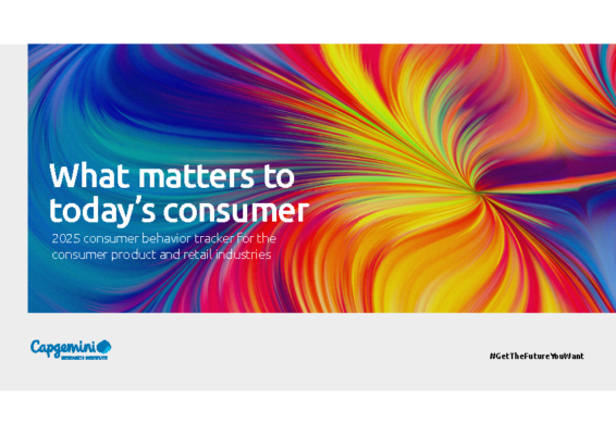 What Matters to Today& Consumer