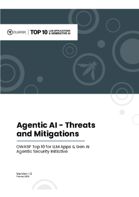 Agentic AI – Threats and Mitigations