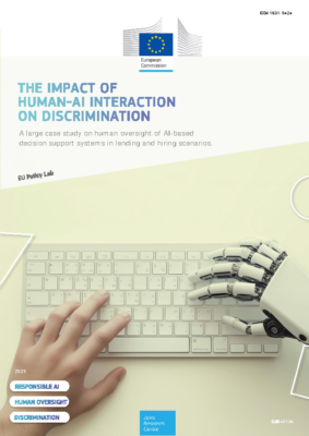 Impact of Human AI Interaction on Discrimination 2025